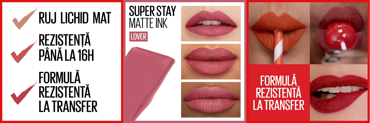Ruj lichid Mat SuperStay Matte Ink, 15 Lover